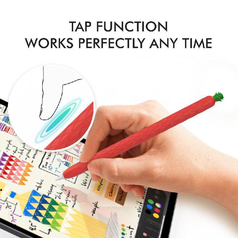 可爱菠萝造型 Apple Pencil 硅胶保护套