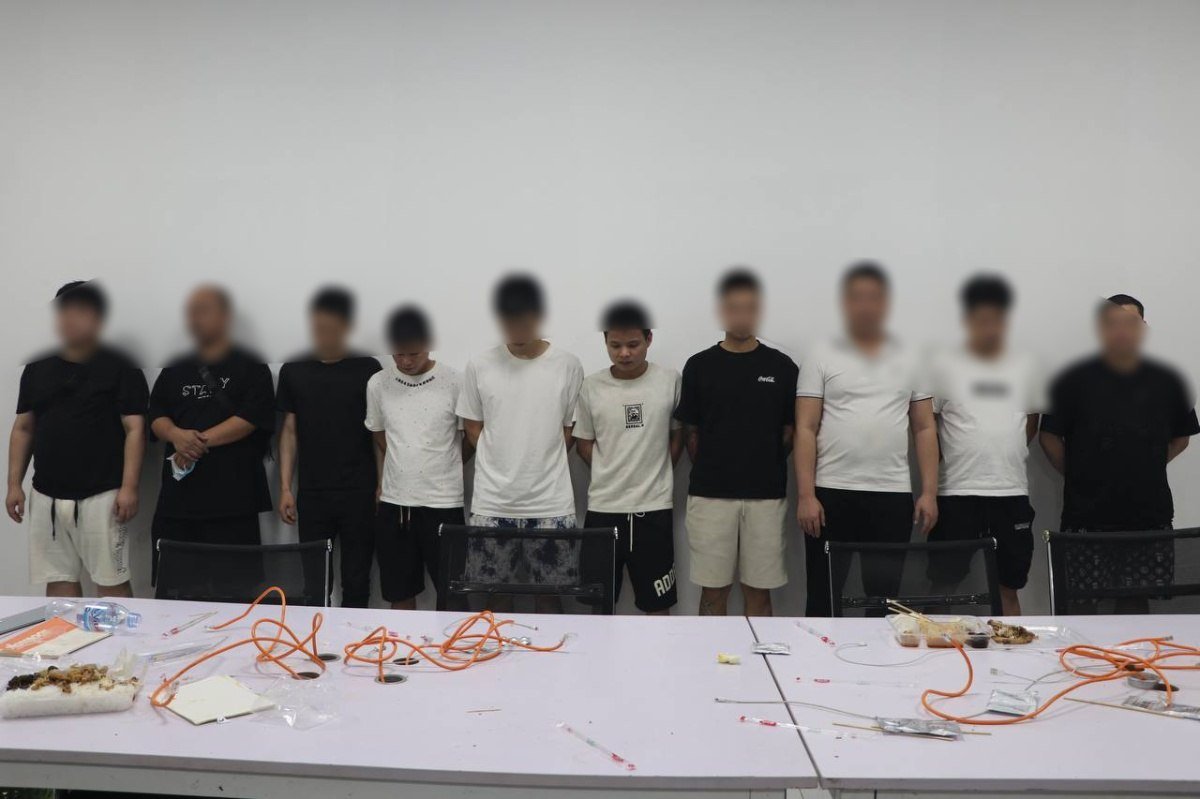 蒙多基里省捣毁大型电诈窝点,抓获262人