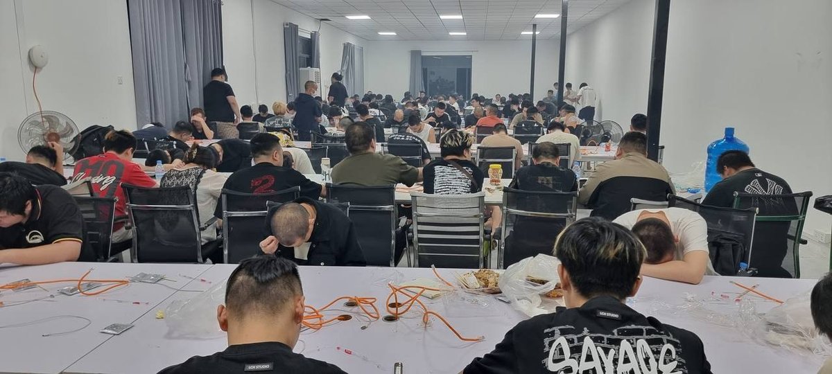 蒙多基里省捣毁大型电诈窝点,抓获262人