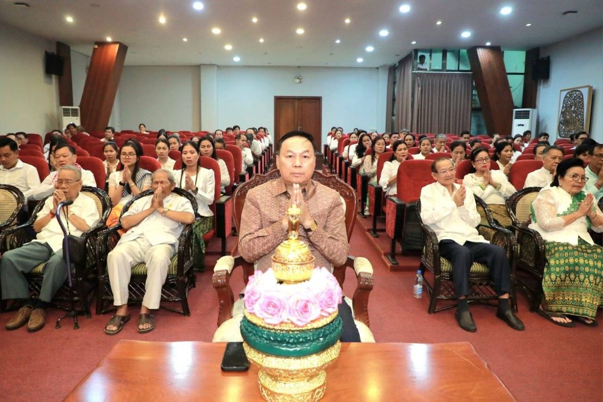文化部举办新年祈福仪式 庆祝高棉传统新年