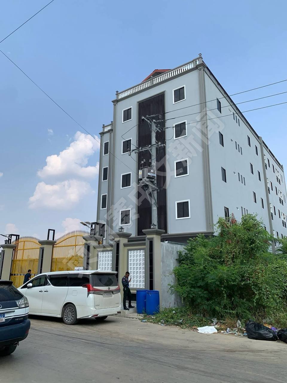 联合部队已抵达班迭棉吉省波贝市帕坎达尔村建筑