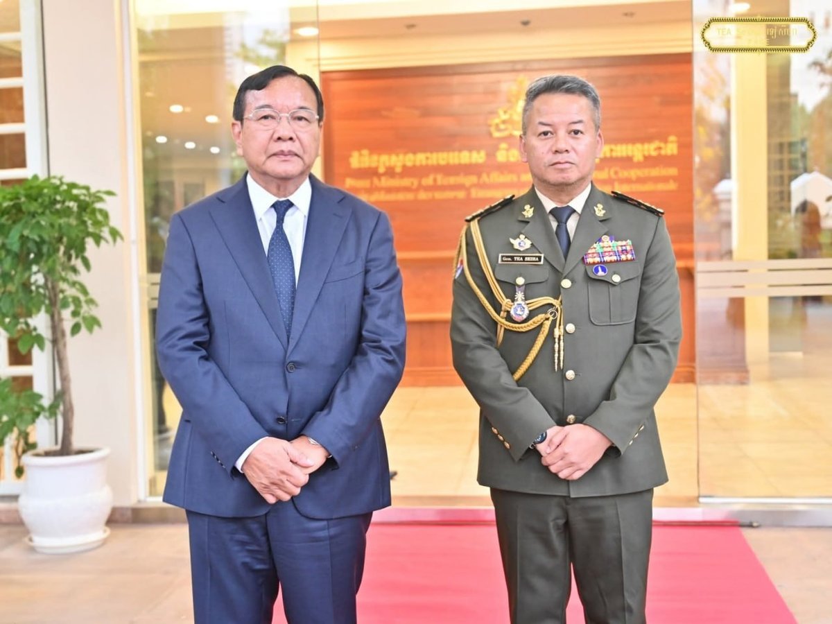 中国承诺支持柬埔寨军事现代化建设