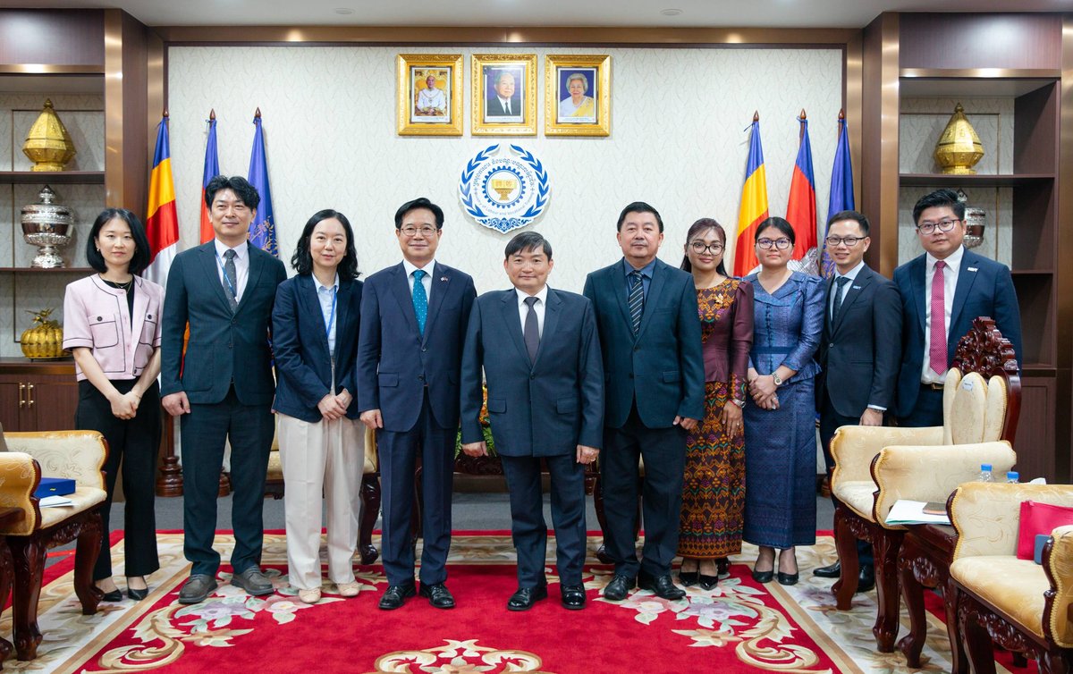 柬埔寨与韩国承诺加强劳务合作与人力资源开发