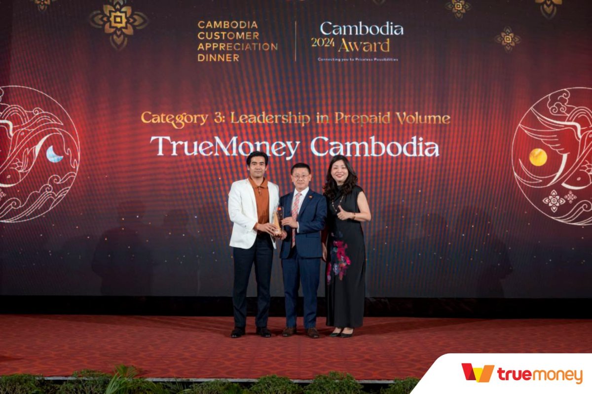 TrueMoney柬埔寨连续两年荣获万事达卡两项大奖