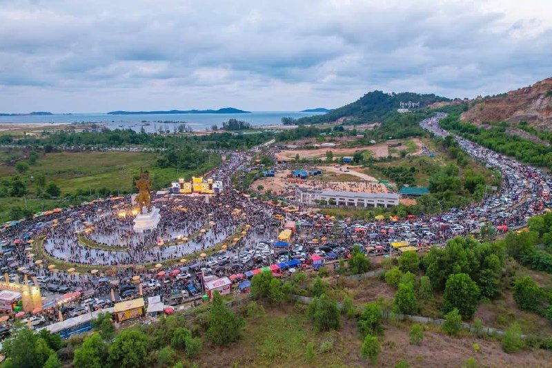 西哈努克省高棉新年第三日庆祝情况