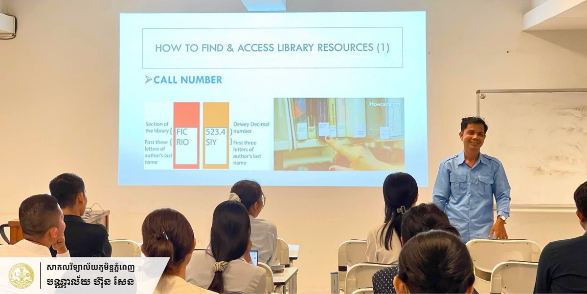 皇家金边大学举办JDS奖学金生赴日行前图书馆培训