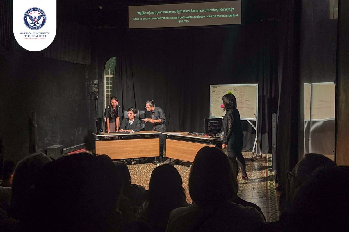 柬埔寨美国大学(AUPP)学生舞台剧《杰作》圆满落幕