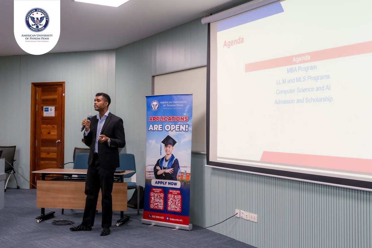 金边美国大学举办硕士分享会 探讨职业晋升与双学位
