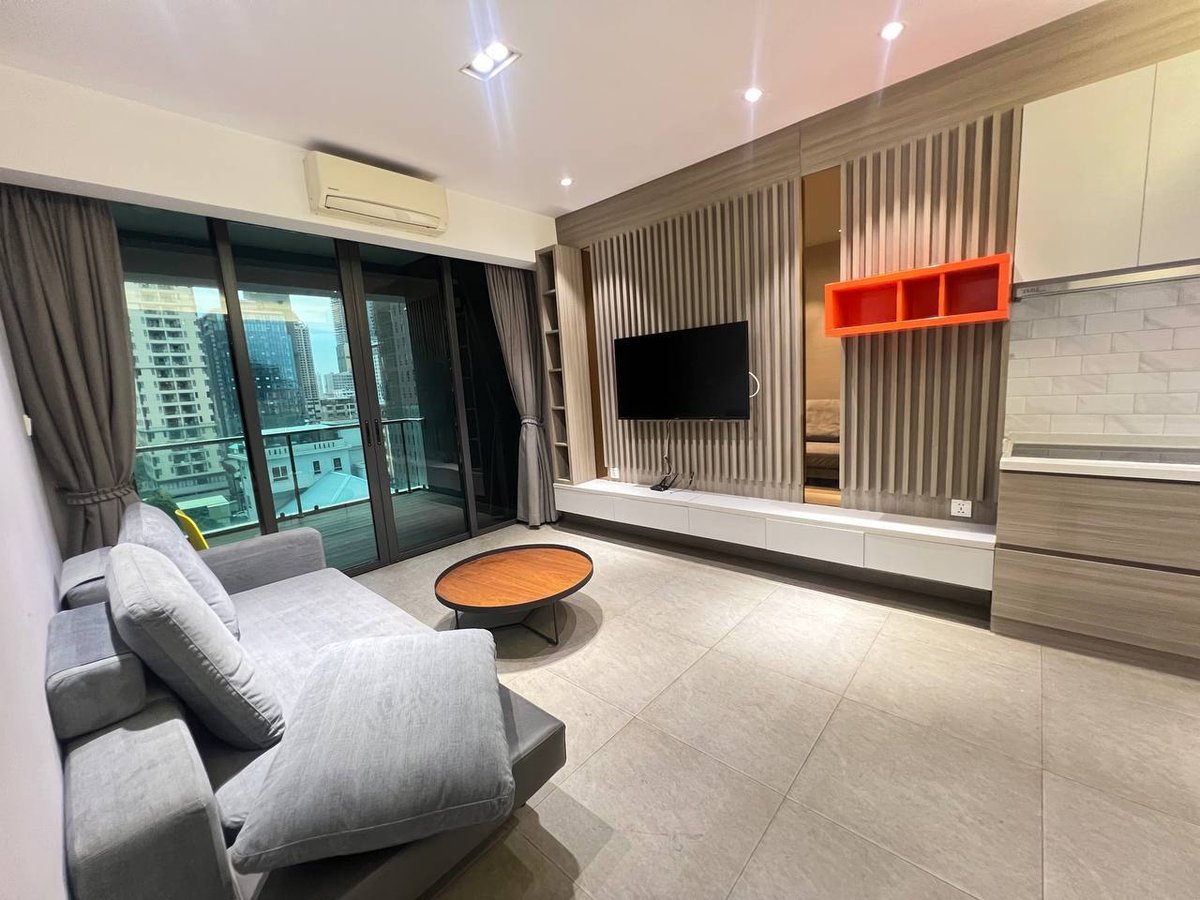 BKK Time Square公寓两室一厅招租 月租$850 家具齐全