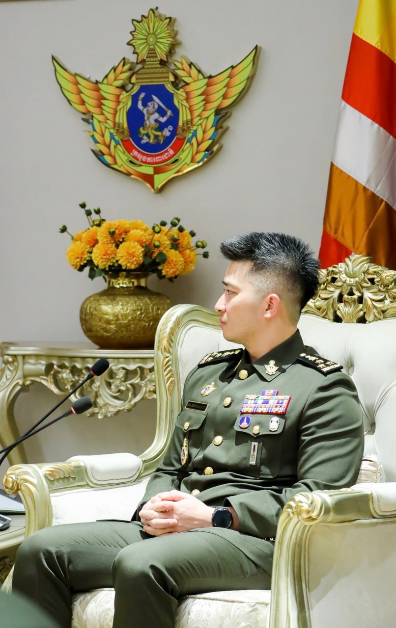 柬埔寨国防部国务秘书会见古巴驻柬大使