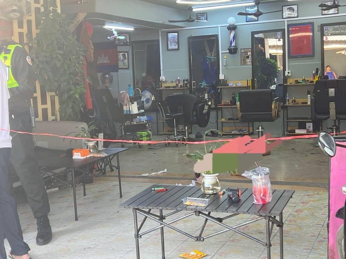 金边美发店枪击命案告破,嫌疑人在磅湛省落网