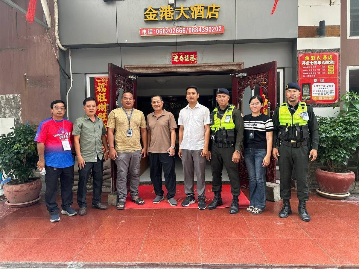 金边森速区开展联合检查行动,强化社会治安管理