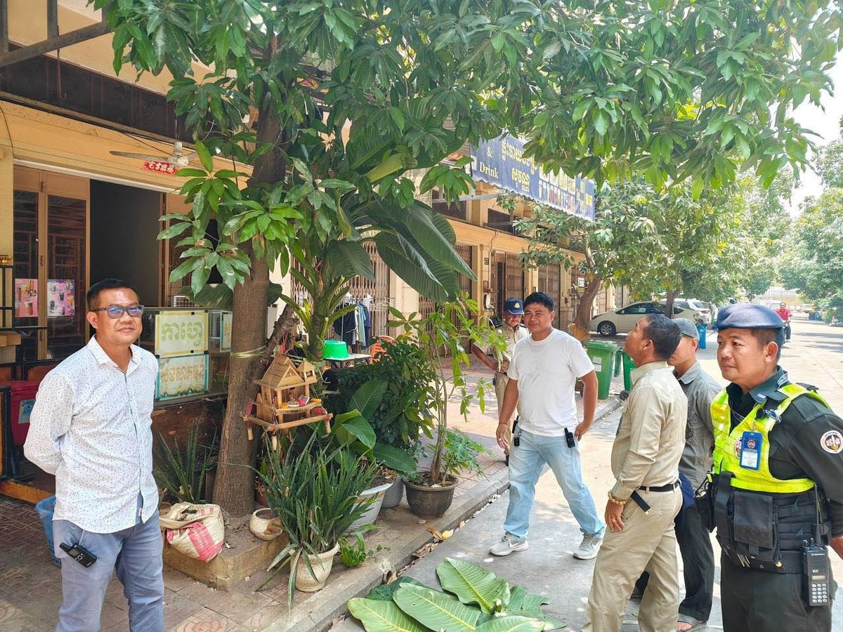 金边森速区开展联合检查行动,强化社会治安管理