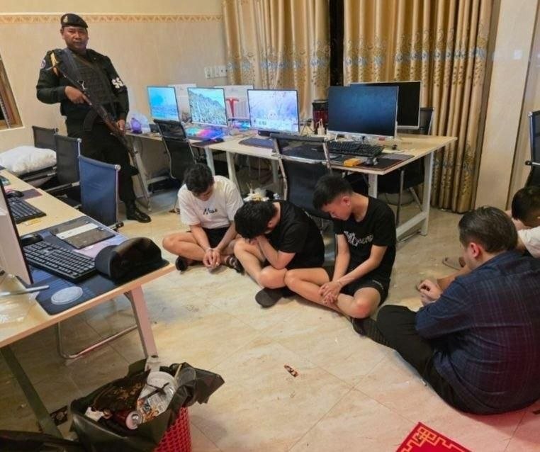 巴域干丹村客栈遭突袭 16名外籍人员涉电诈被捕