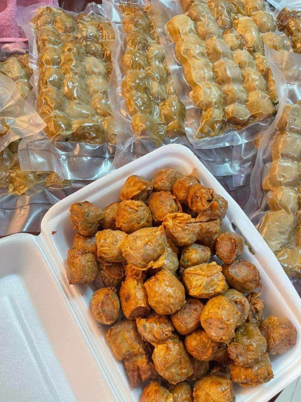 特色猪肉虾仁卷