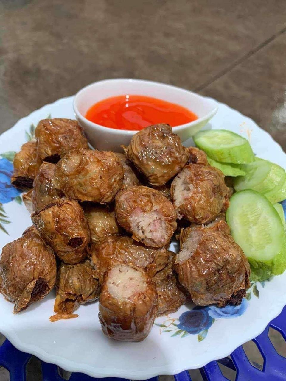 特色猪肉虾仁卷