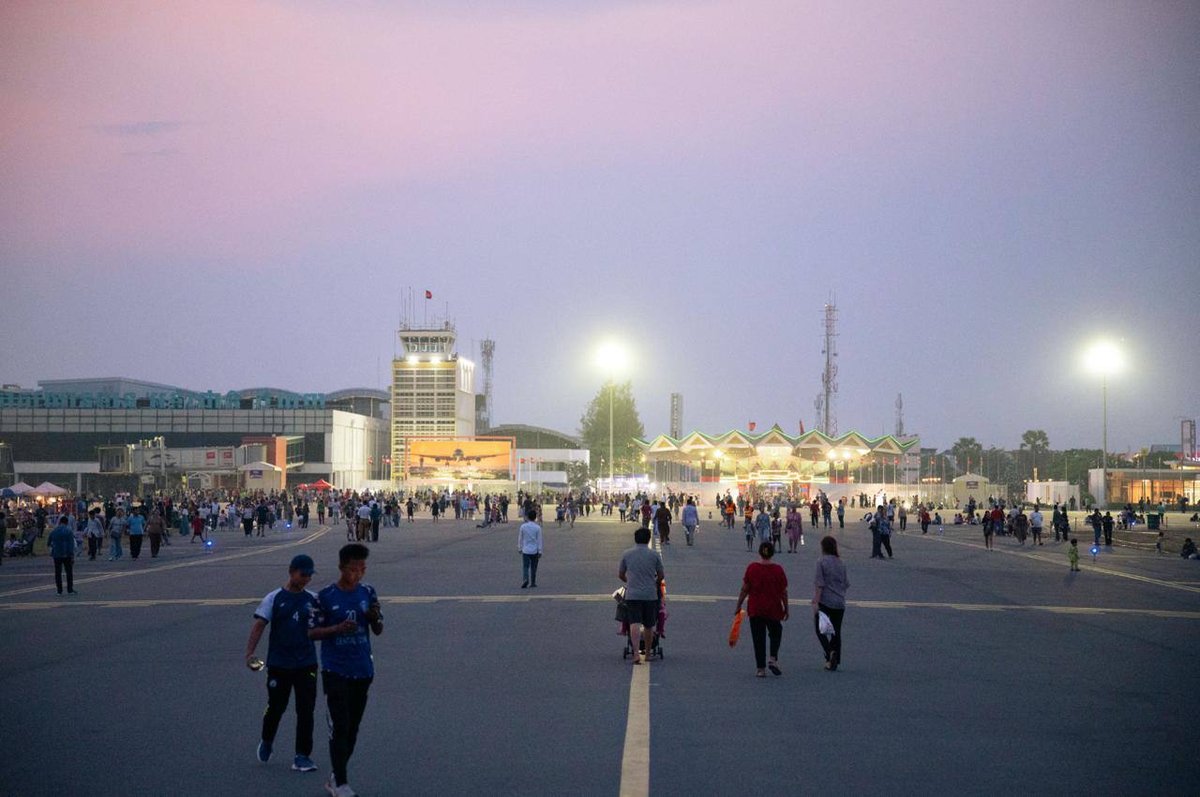 金边旧国际机场改建公园在柬新年期间吸引超17万人次