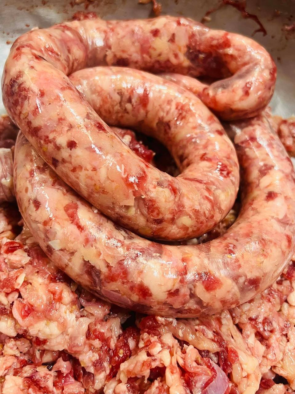 新鲜高棉牛肉香肠