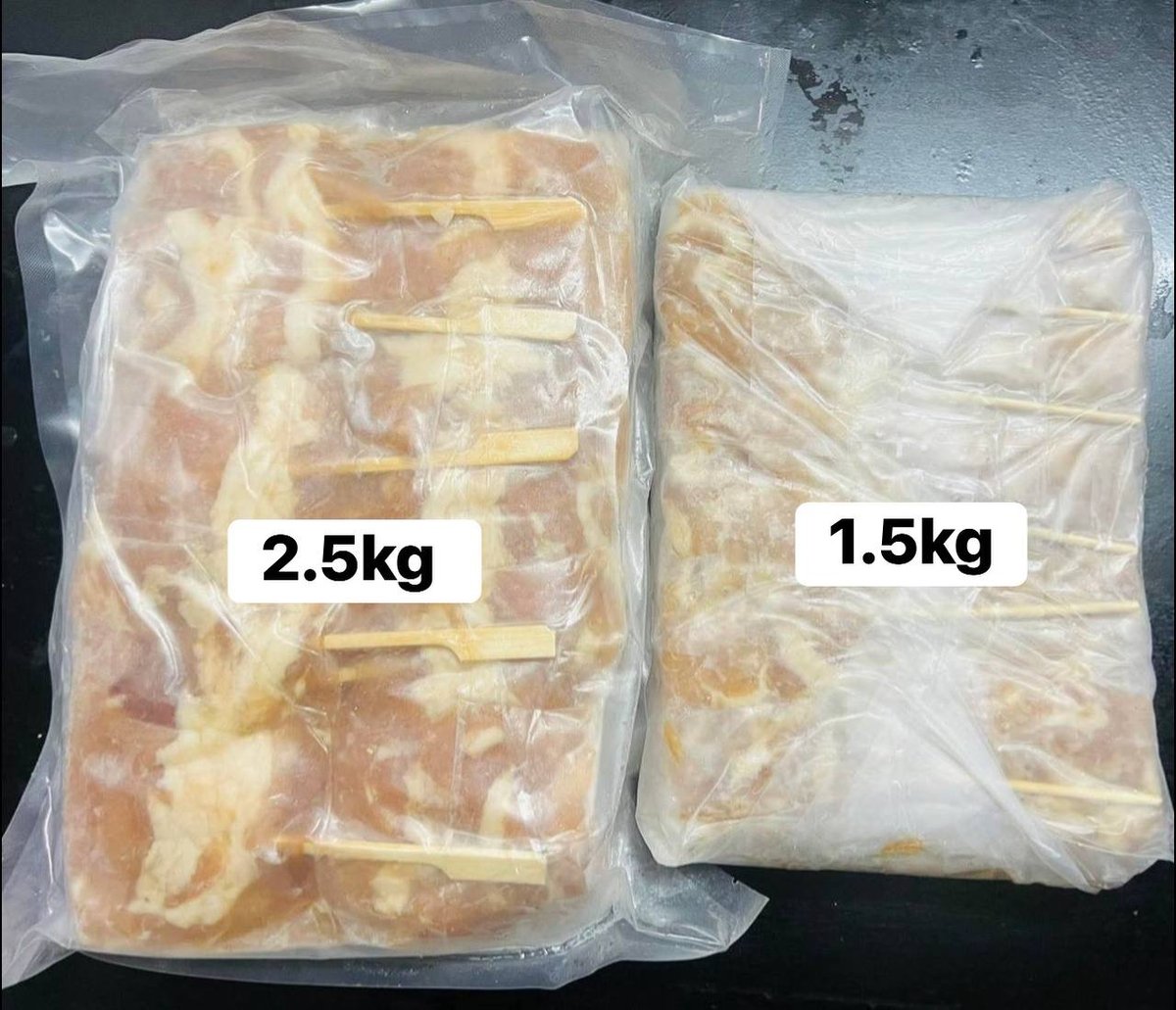 本地优质奶香腌制猪肉串