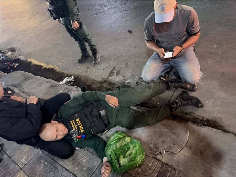 棉芷区嘟嘟车超速撞伤巡逻警员 夜间治安隐患升级