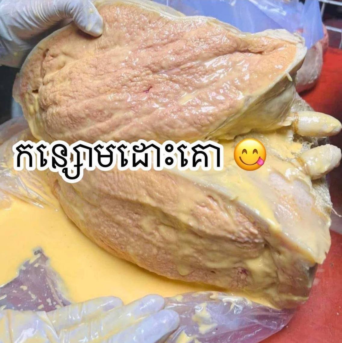 100%柬埔寨本地牛乳房