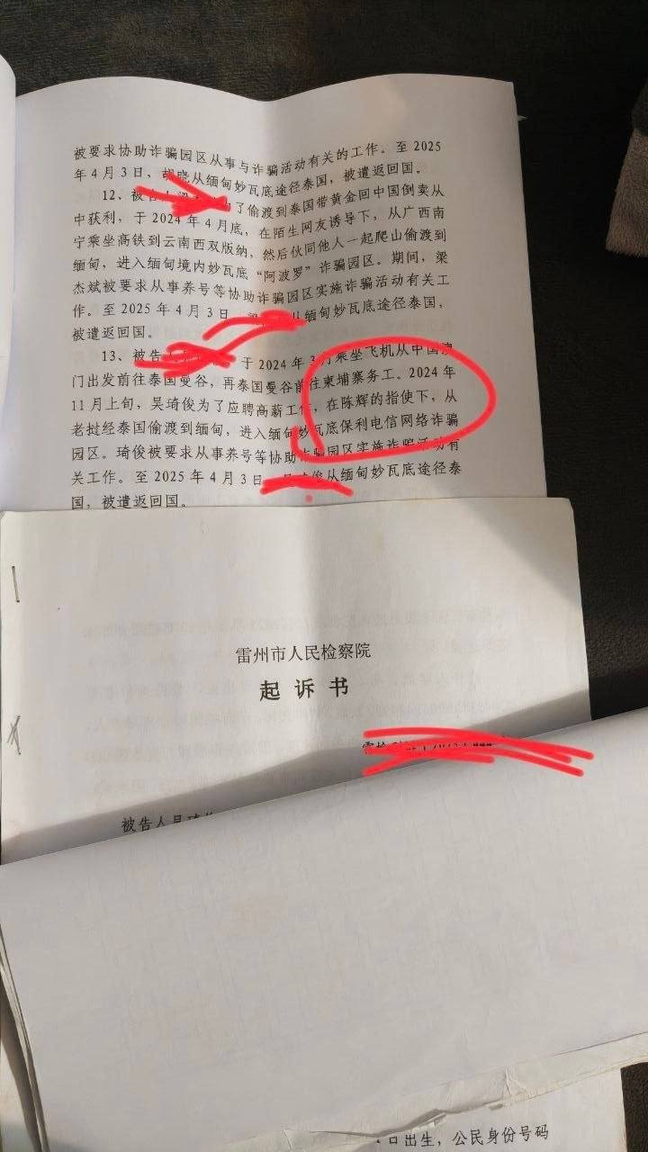 东南亚电诈人员陈辉诈骗曝光
