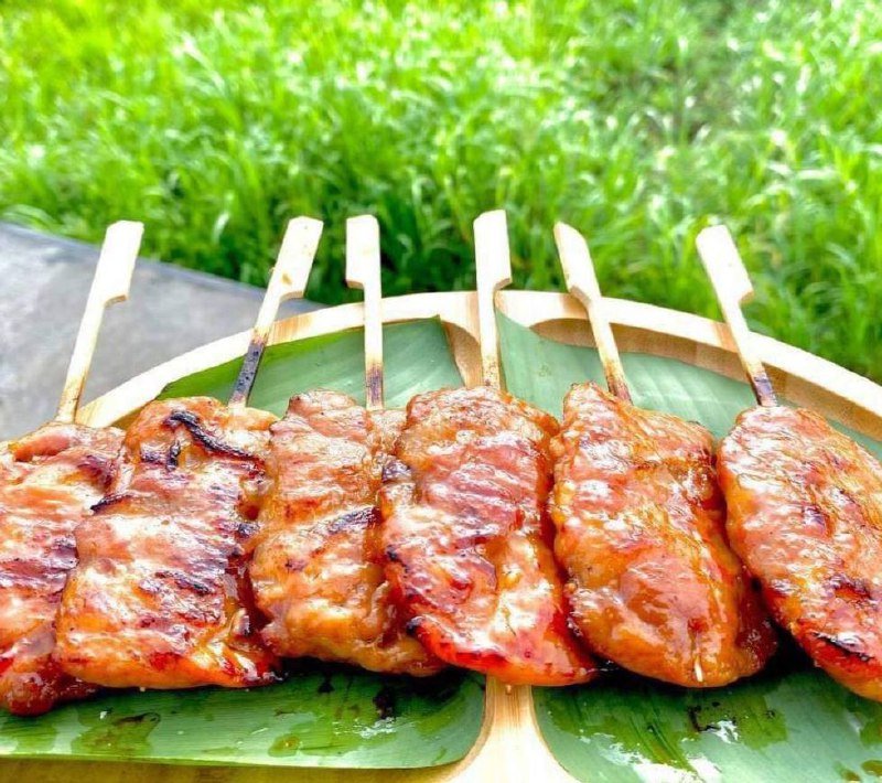 牛奶腌制猪肉串