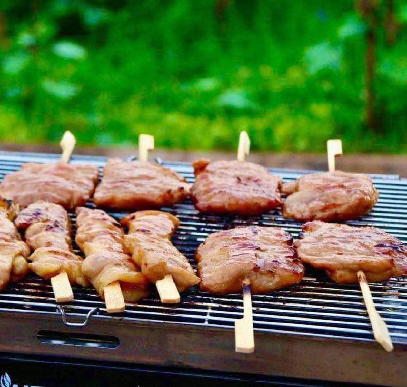 牛奶腌制猪肉串