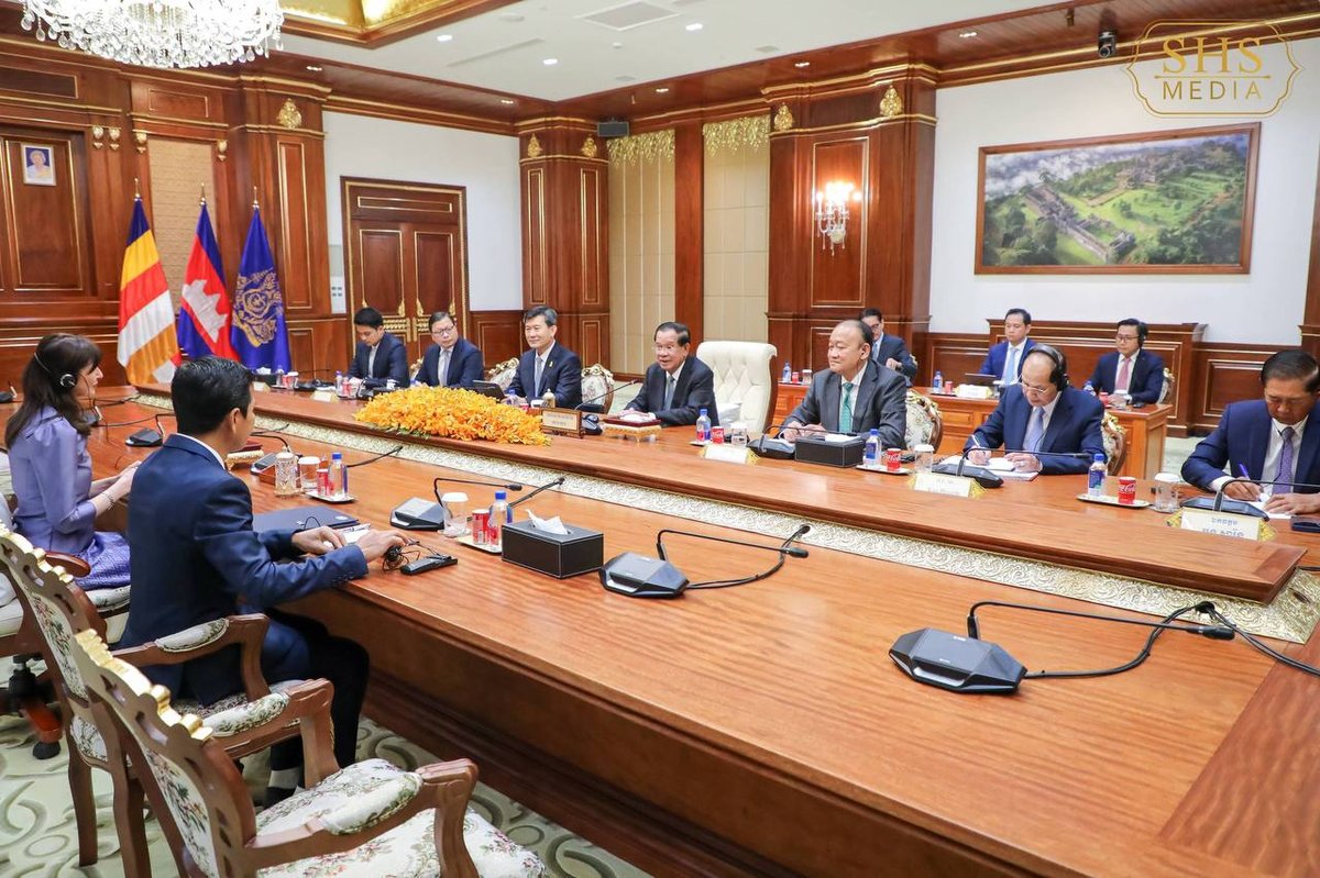 洪森会见联合国新任驻柬协调员 双方探讨合作议程