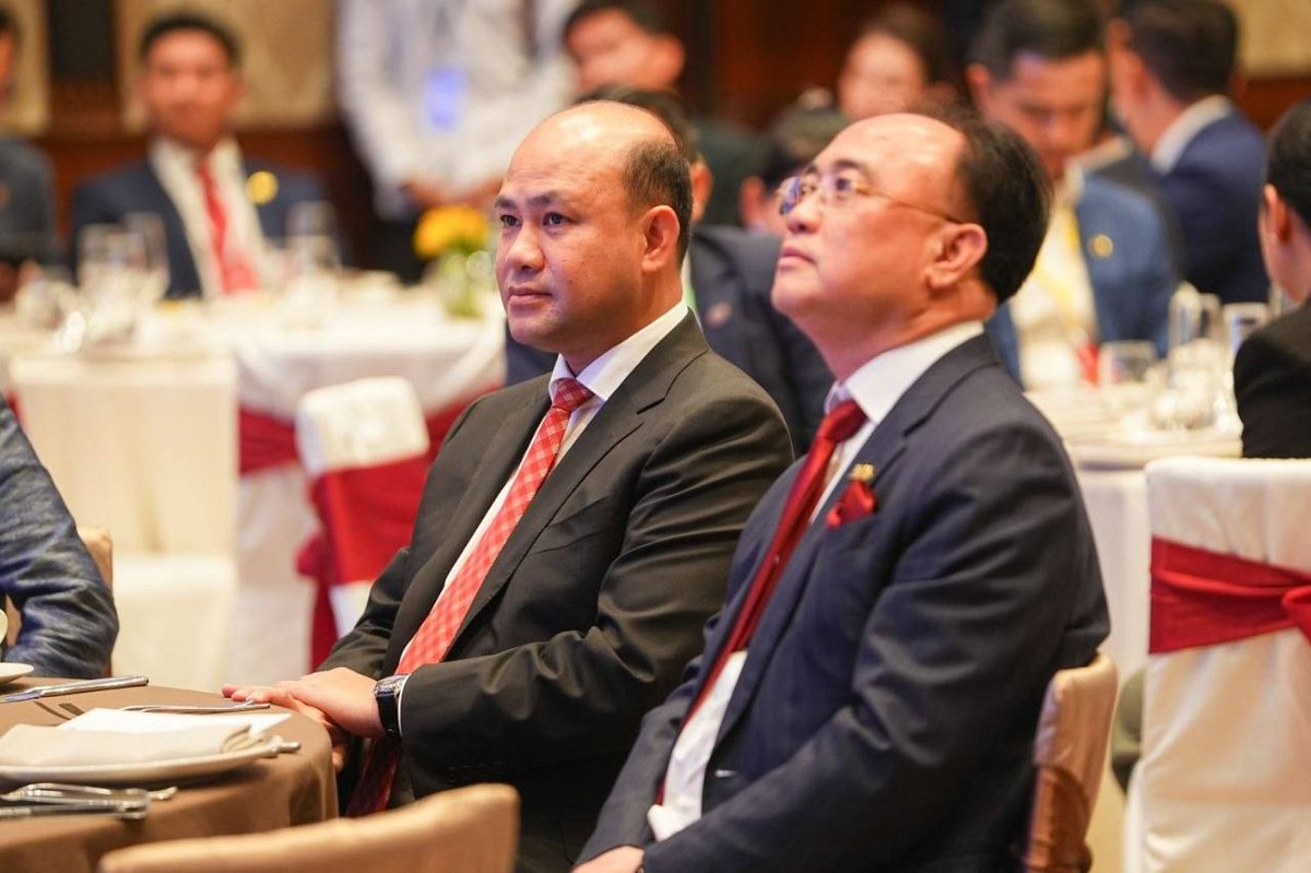 柬埔寨青年联合会主席洪玛奈出席青年企业家协会年度大会