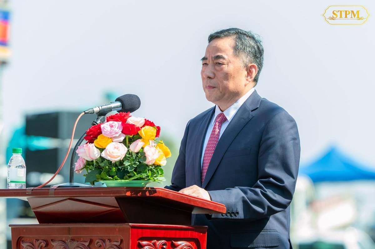 柬埔寨司法部代表出席扶南德崇水资源管理项目第二标段开工仪式