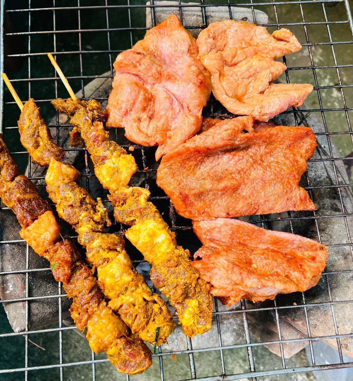 特色烤牛肉串促销