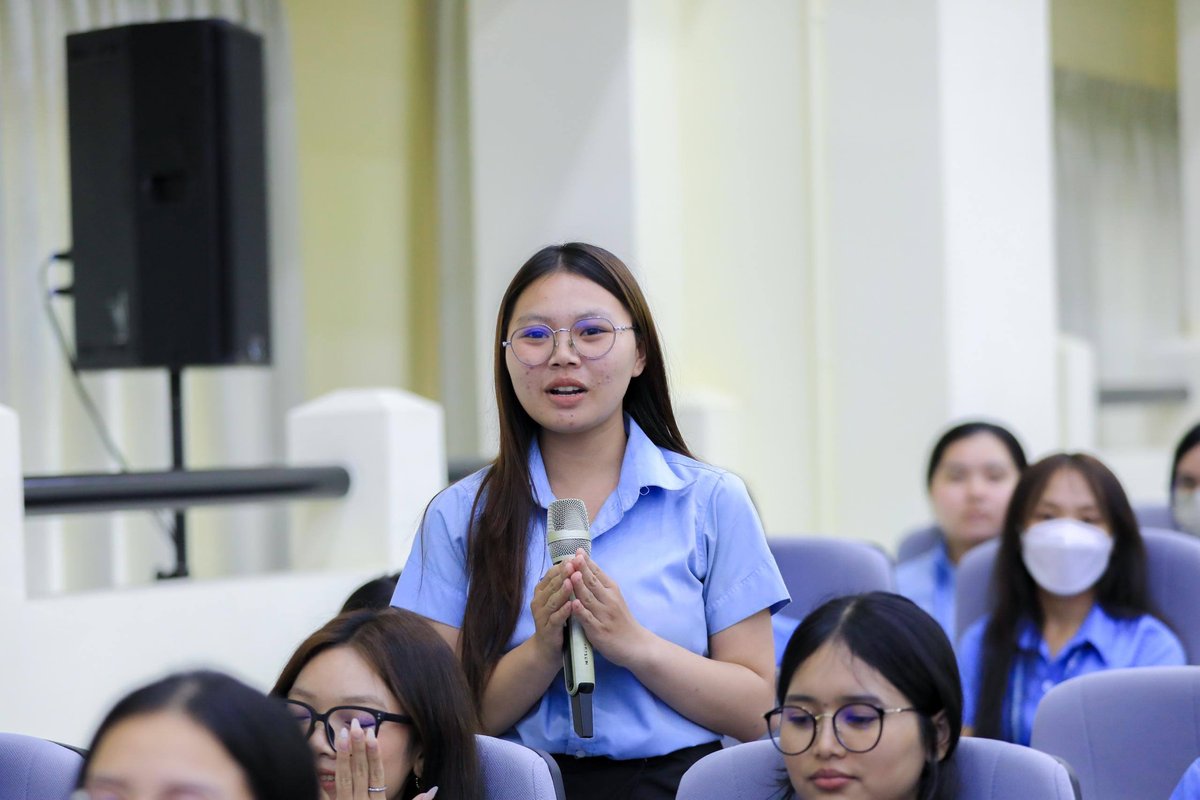 柬埔寨青年联合会官员近日走访贝尔泰国际大学与健康科学大学,向约1350名师生宣讲