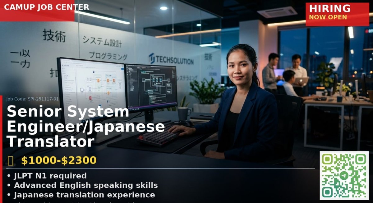 金边日企急招日语行政专员 月薪$650-800 接受应届生