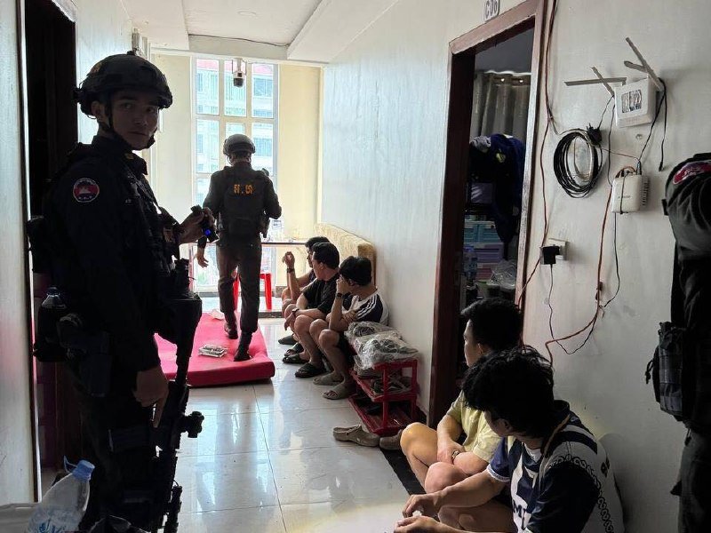 波贝突击清查涉诈窝点 拘捕420名外籍人员 涉案建筑被查封