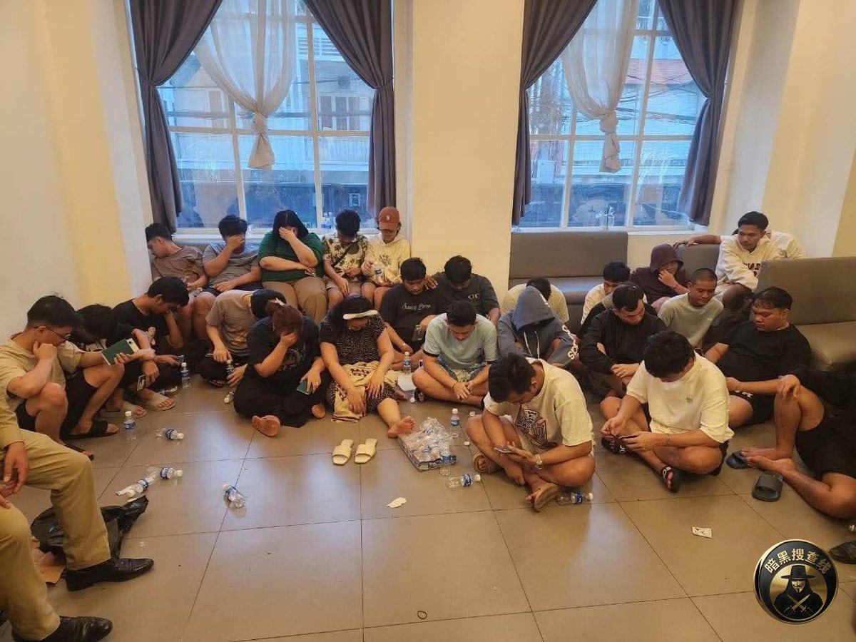 金边七马卡拉区捣毁诈骗窝点 55名印尼籍嫌犯被捕