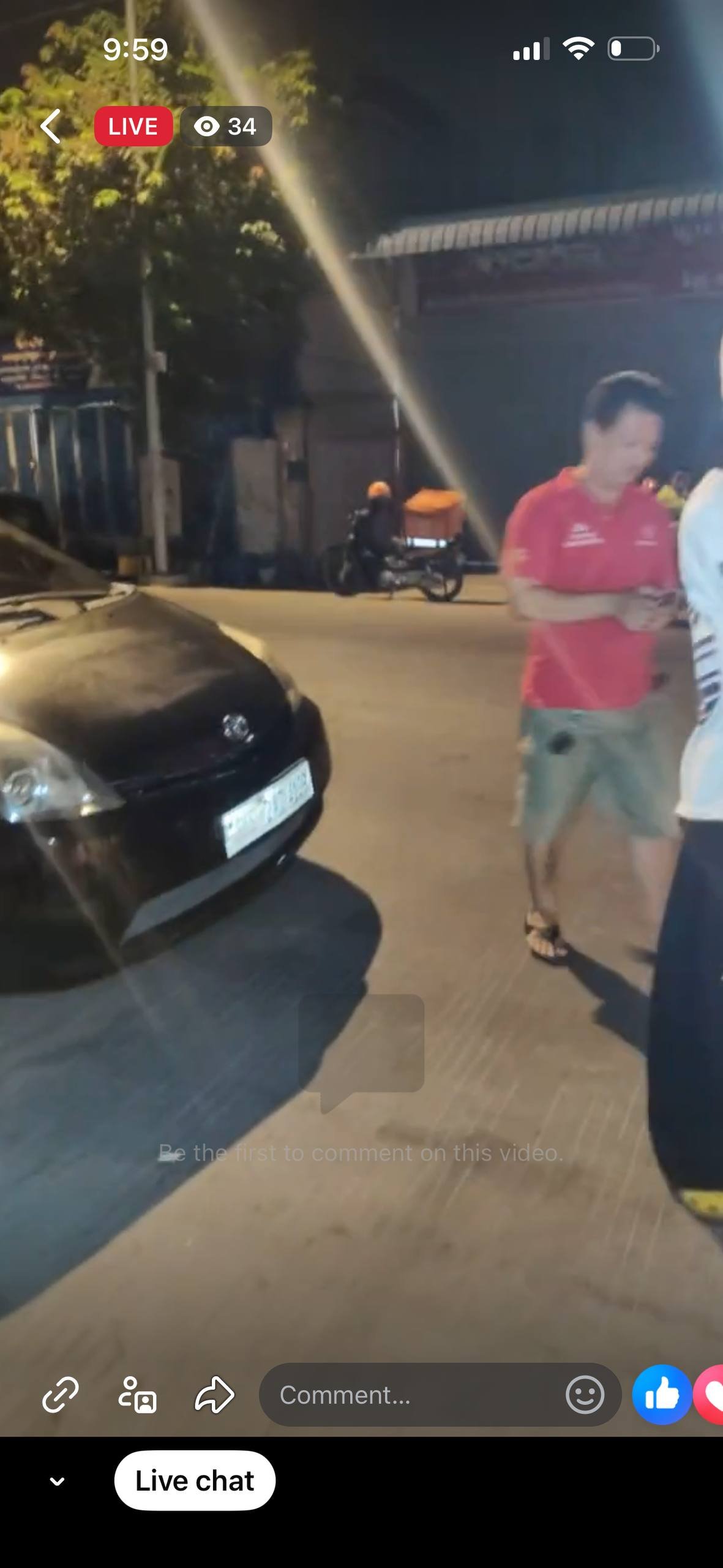ដើមអម្ពិល新闻中心直播报道一起交通事故 现场情况不明