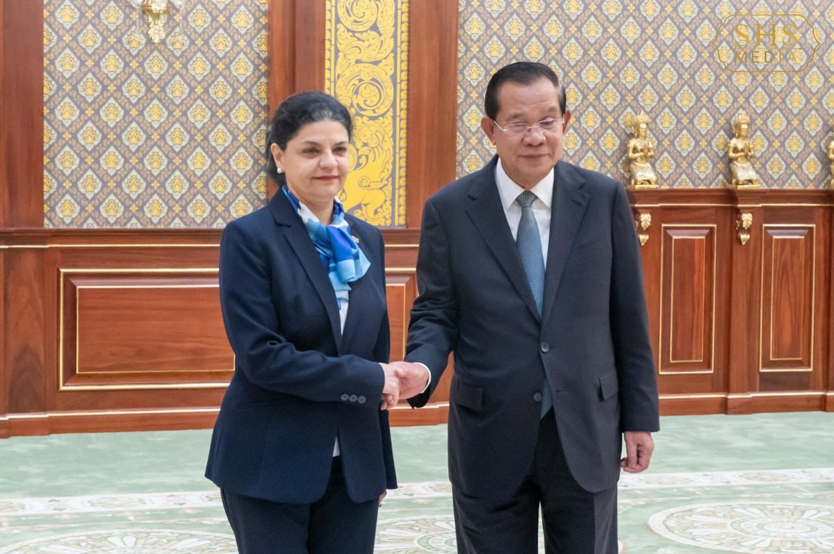 洪森接受希腊新任驻柬大使国书 双方深化外交关系