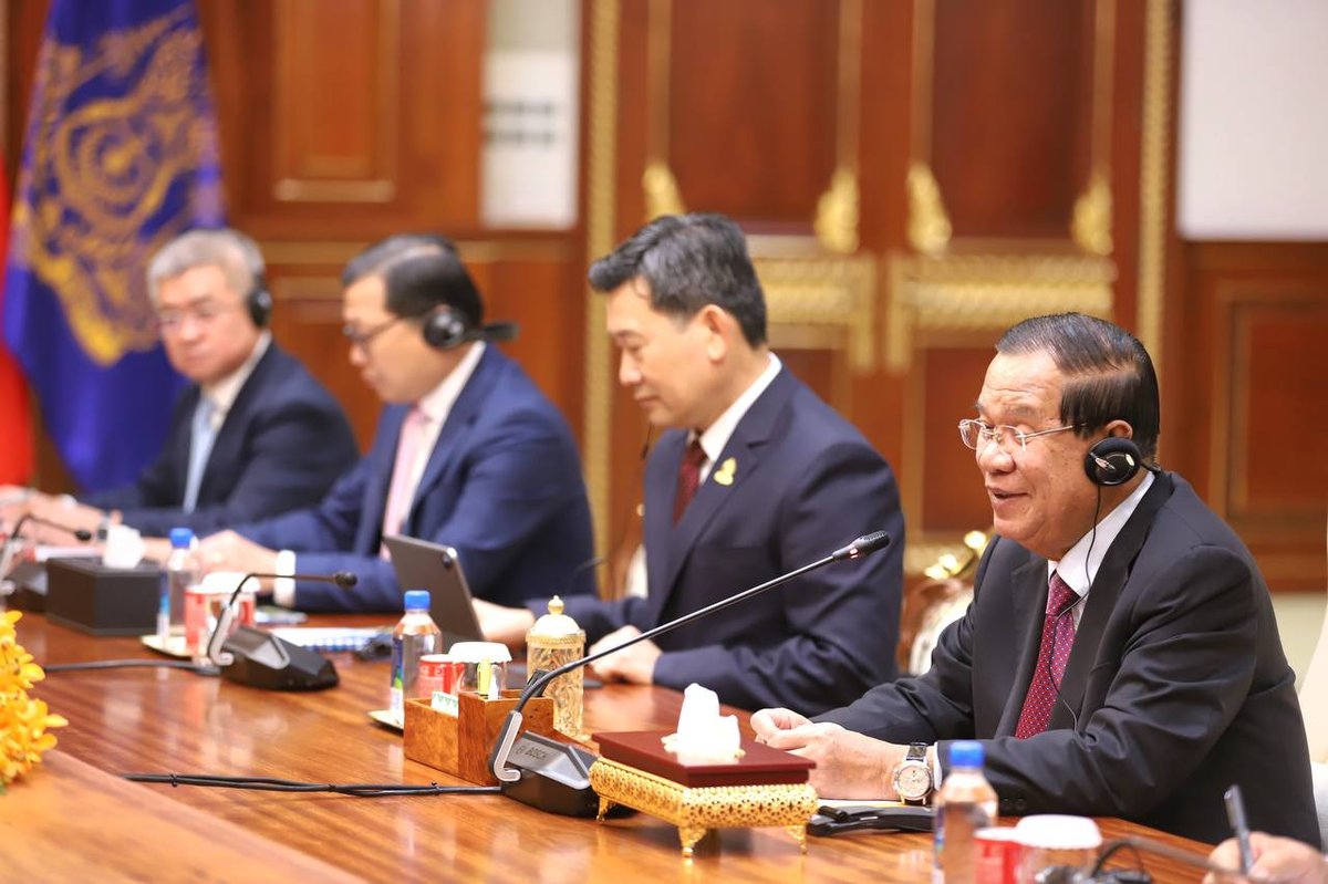 洪森会见韩国DAEJOO KC集团代表 探讨双边经贸合作