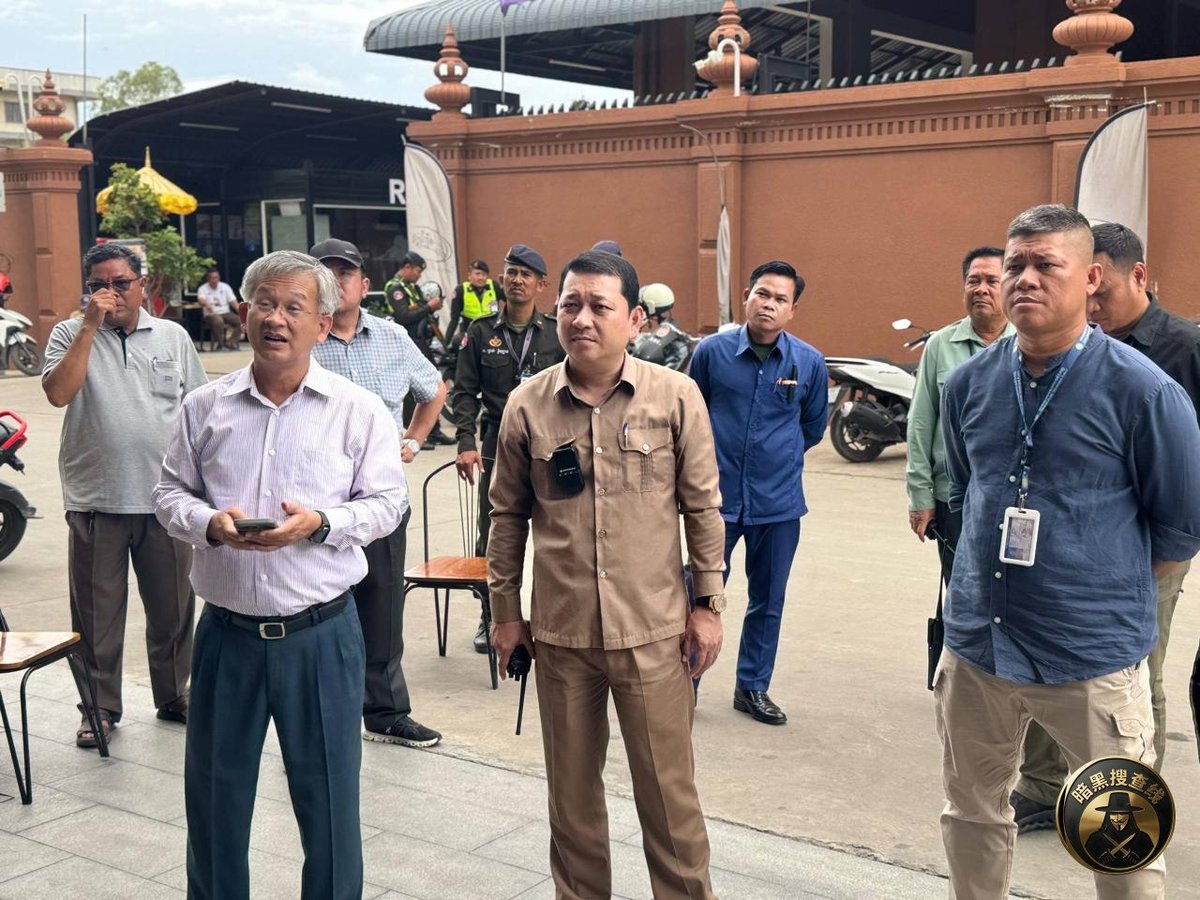 金边森速区及马卡拉区清查行动 抓获18名涉诈外籍人员