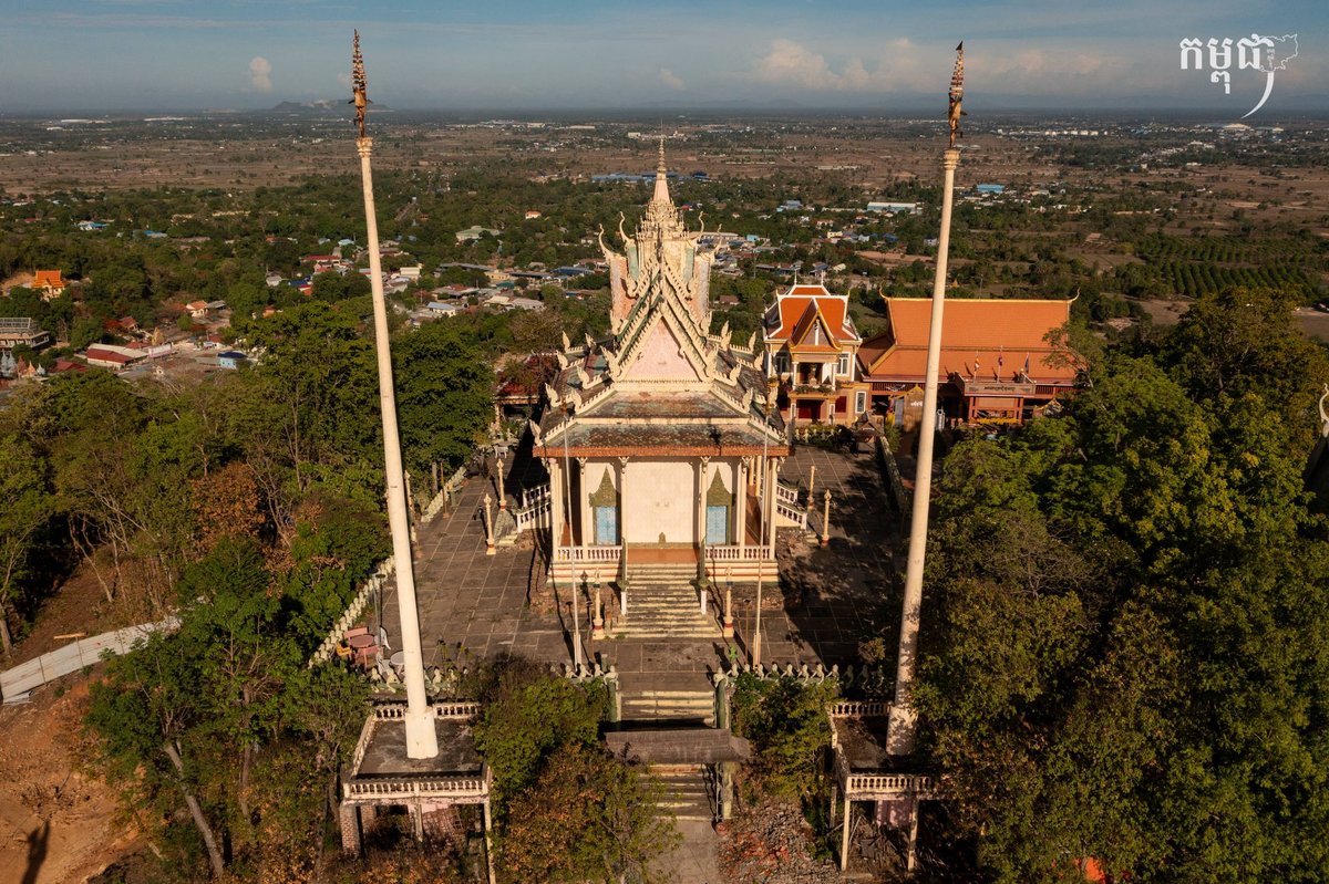 干拉省波耶吕县Phnom Prasith寺庙地理位置