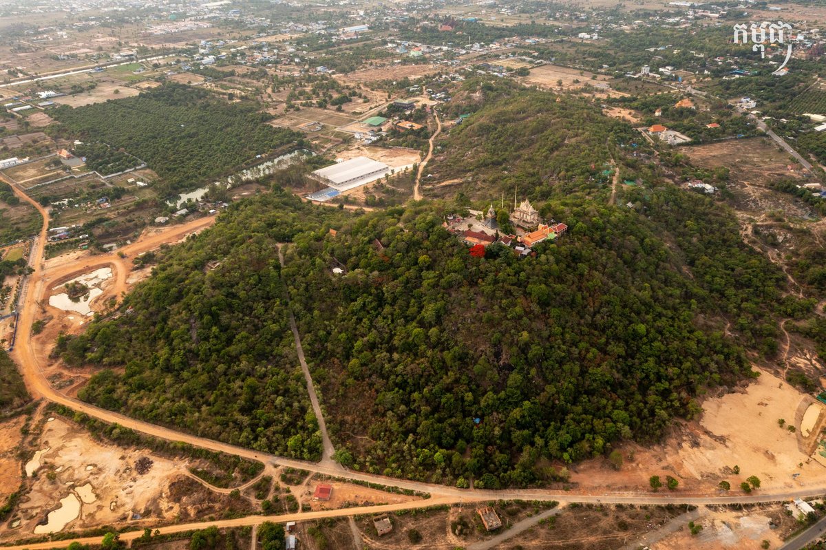 干拉省波耶吕县Phnom Prasith寺庙地理位置