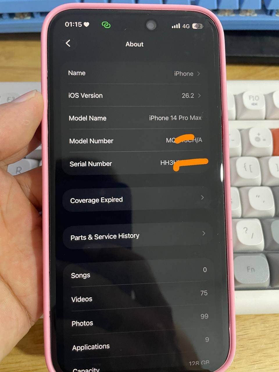 中央市场iPhone14ProMax转让 $430女生自用 附送充电器