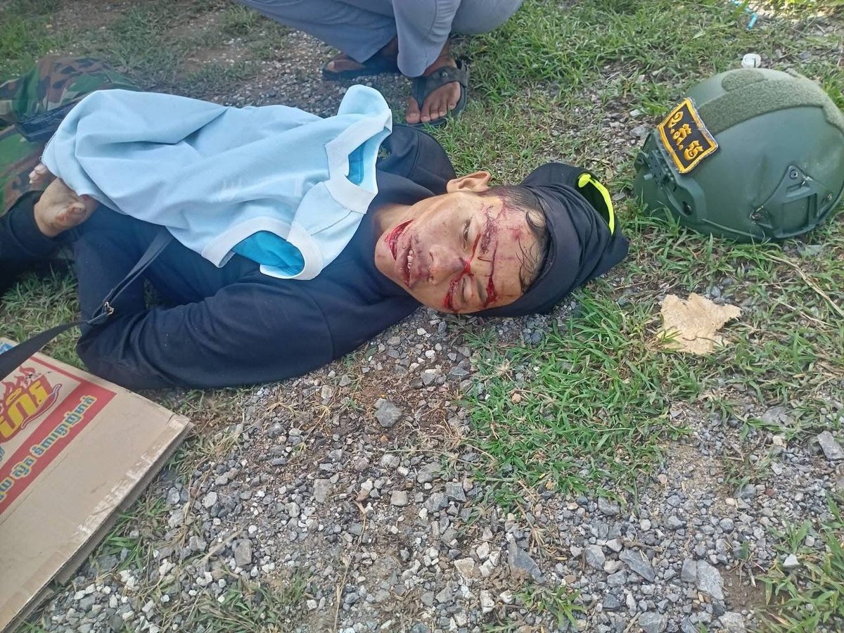 马德望省5号公路发生车祸 摩托车撞重型卡车致1死1伤