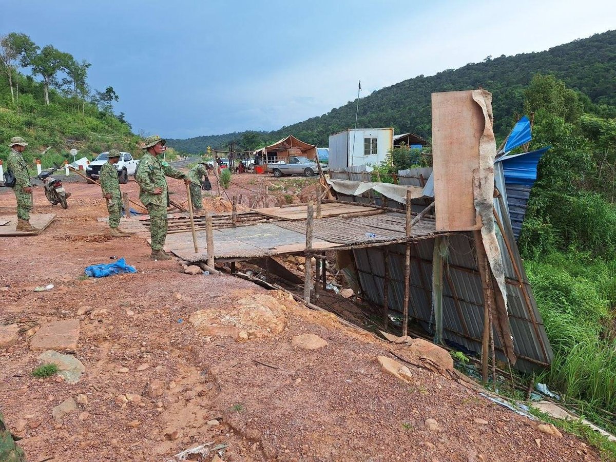 国公省环境局拆除豆蔻山国家公园非法建筑 严打侵占林地