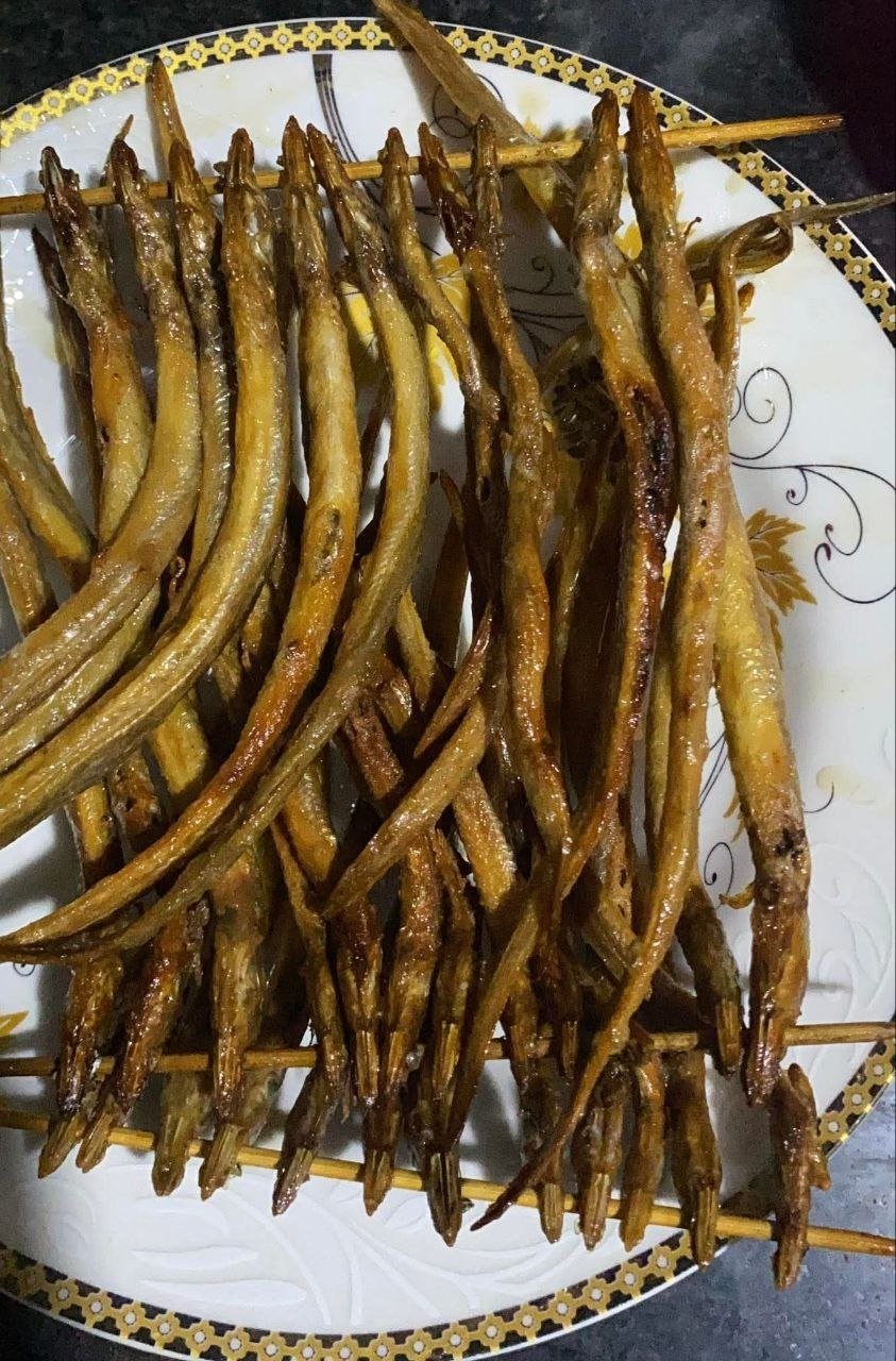 天然季节性鱼干每份3.8万瑞尔 适合下酒配粥