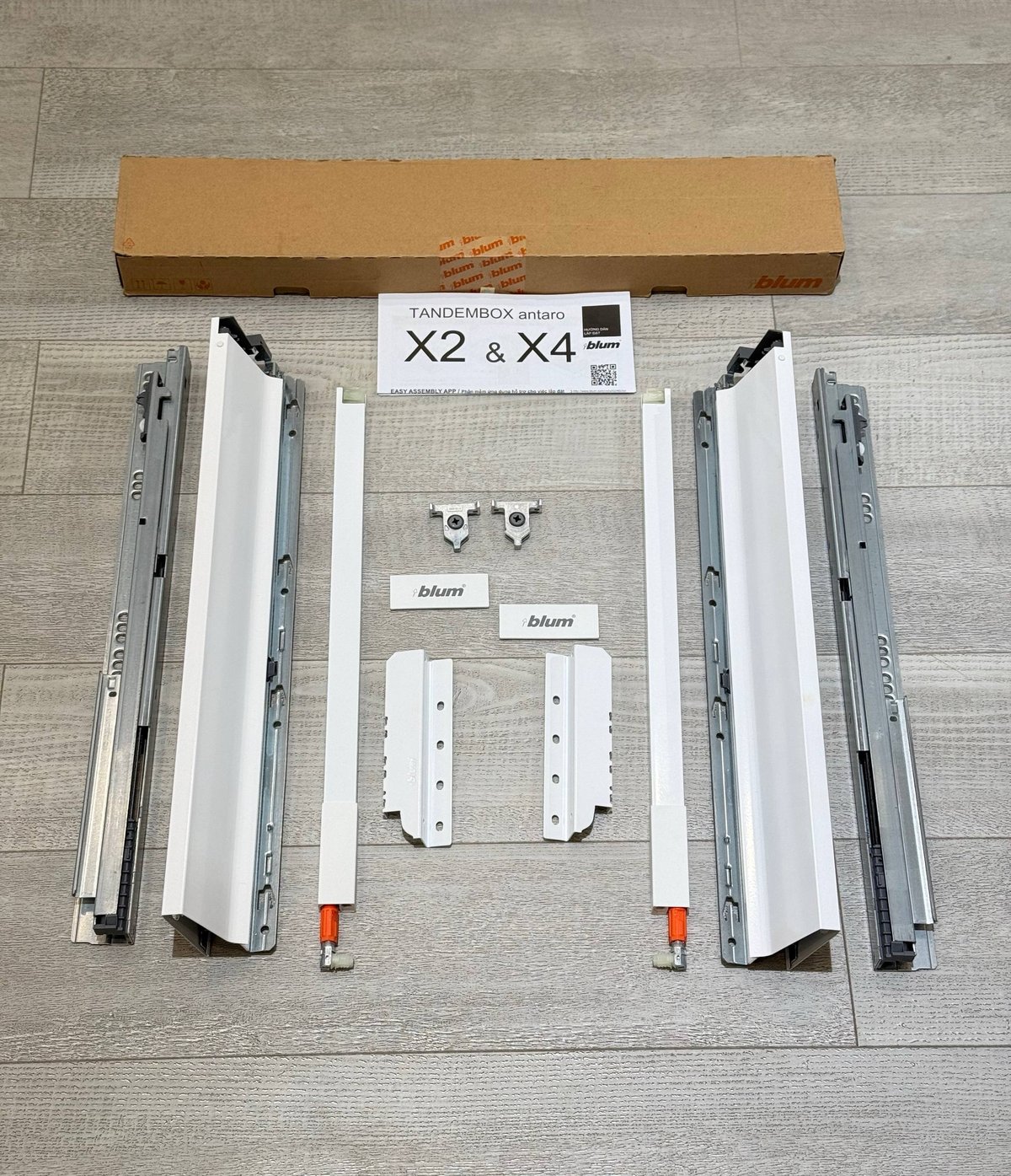 百隆五金(BLUM)推出新款Tandembox X2橱柜抽屉系统,提供白色及银灰