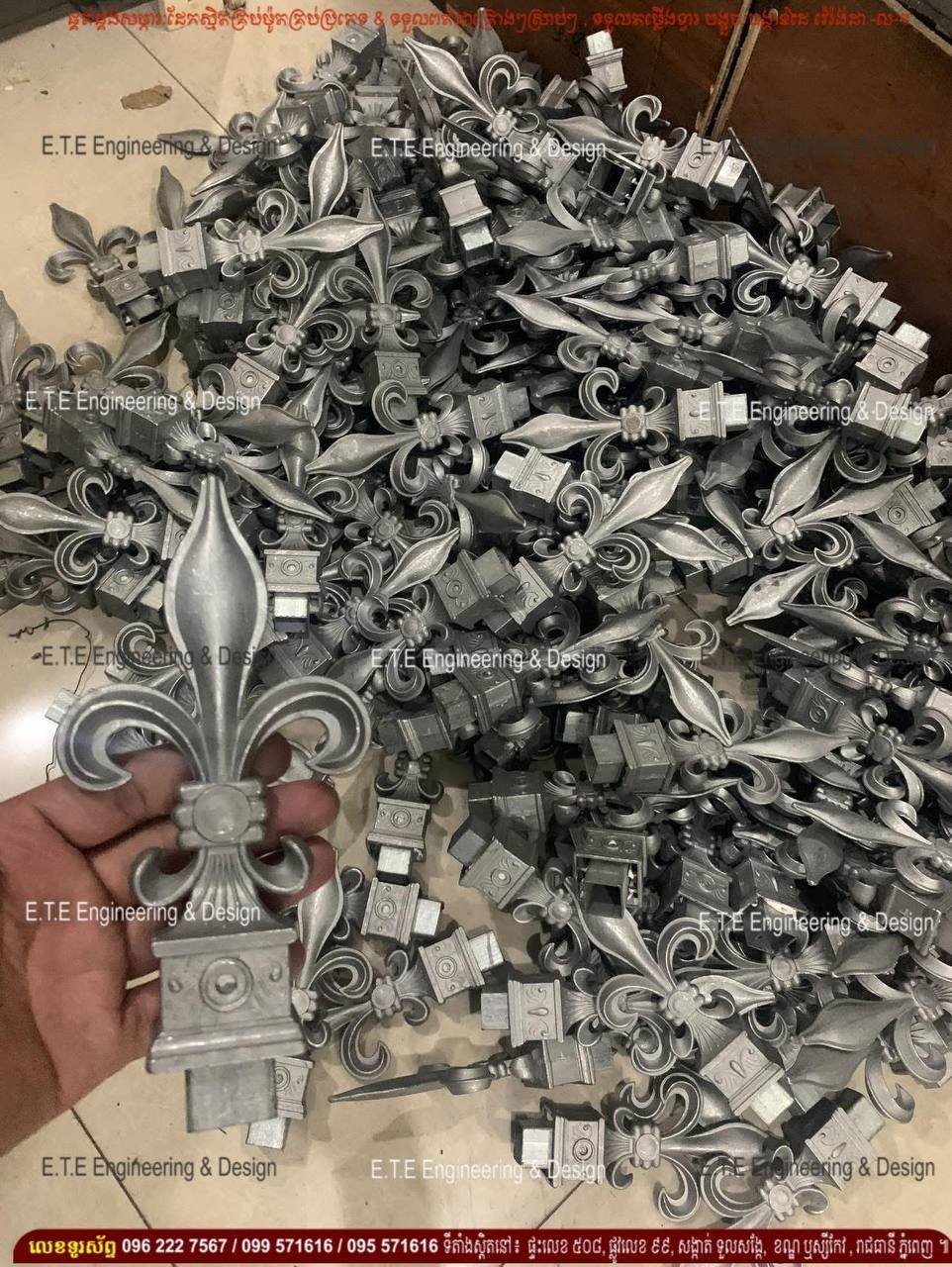 ETE Engineering专业供应各类铁艺矛头及铁艺装饰件,支持定制化加工服