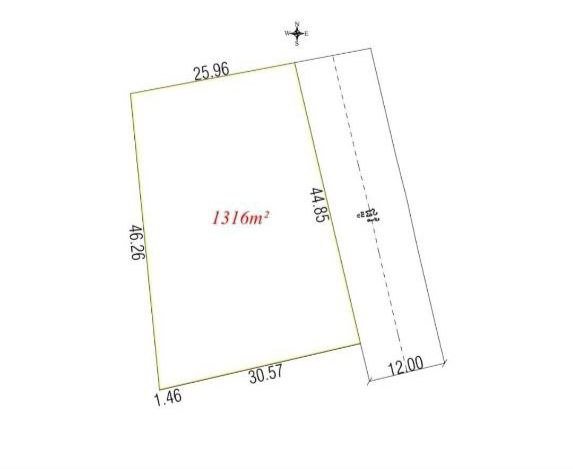 水净华区6A公路靠近Okide住宅区两块土地急售,面积分别为1316㎡和1100