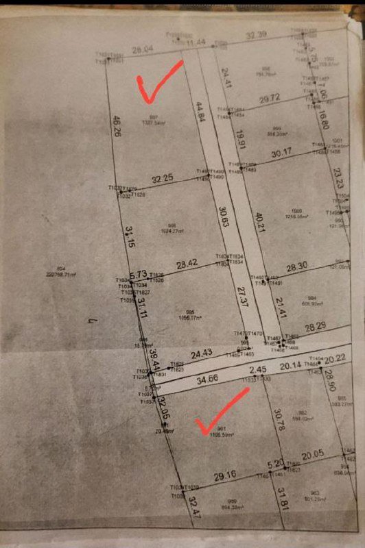 水净华区6A公路靠近Okide住宅区两块土地急售,面积分别为1316㎡和1100
